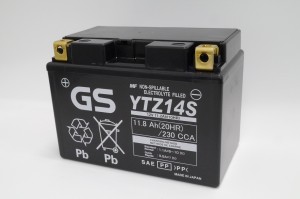 Мото аккумулятор GS YTZ14S (Япония)