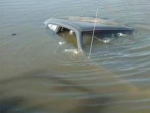 drowned-car